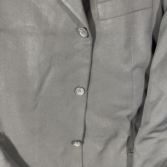 Burberry London Wool Suit Blazer Jacket Black Made in Italy Mens 46 LNG XX - Picture 2 of 12